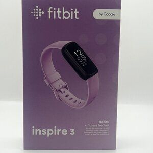 Fitbit Inspire 3 Health & Fitness Tracker Lilac, Brand New Authentic